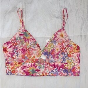 H&M Floral Crop Top